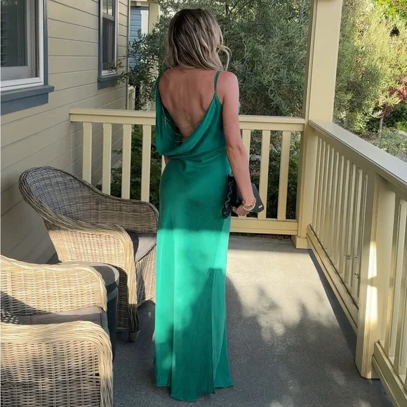 Rat and Boa Green Ophelia Dress, Size Small - threedaughtersproperties.com